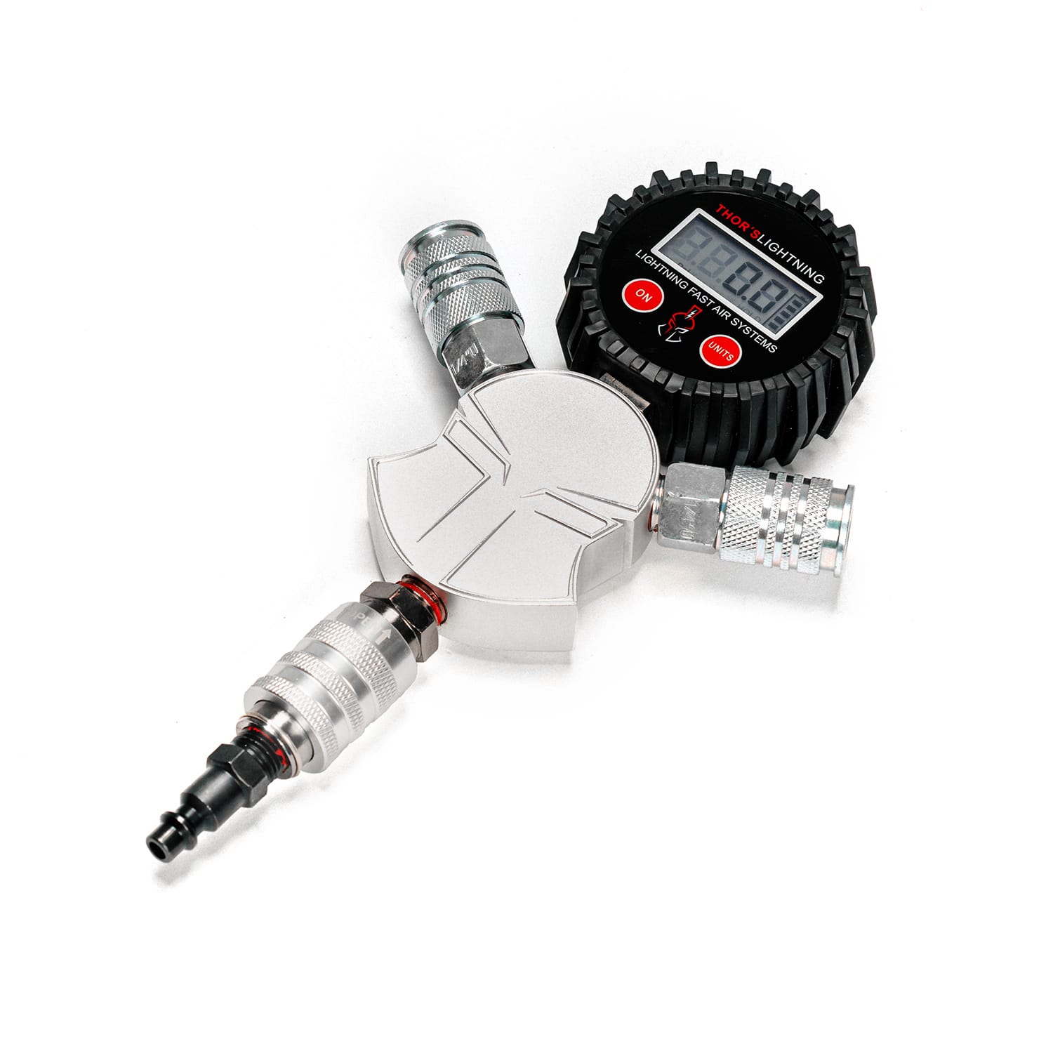 Thor's Lightning Thor's Hammer Air Compressor Hose Manifold Thor's Lightning Thor's Hammer Air Compressor Hose Manifold